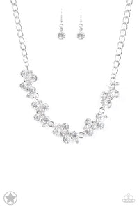 Hollywood Hills - White -Paparazzi Blockbuster Necklace