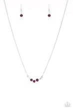 Load image into Gallery viewer, Sparkling Stargazer - Purple - Necklace

