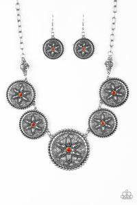 Written In The STAR LILIES - Orange - Necklace