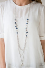 Load image into Gallery viewer, Carefree and Capricious - Blue Lanyard
