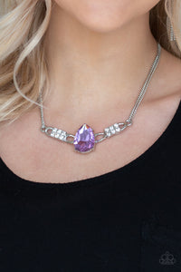 Way To Make An Entrance - Purple - Necklace