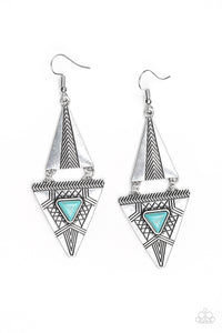 El Paso Edge - Blue - Earrings