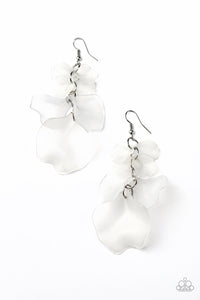 Fragile Florals - White - Earrings