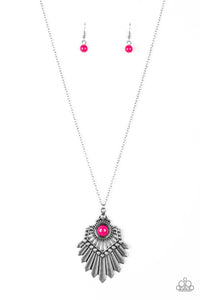 Inde-PENDANT Idol - Pink - Necklace