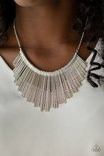 Load image into Gallery viewer, Metallic Mane - Silver - Necklace
