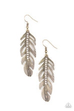 Load image into Gallery viewer, Feather On Fleek - Brass
