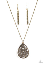 Load image into Gallery viewer, TEARDROP-Dead Gorgeous - Brass - Necklace
