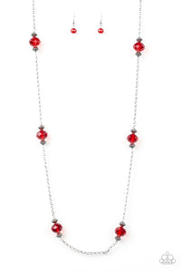 Season of Sparkle - Red - Necklace