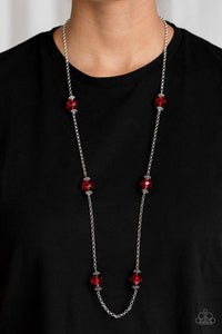 Season of Sparkle - Red - Necklace