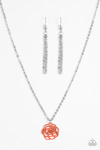 Blossom Bliss - Orange - Necklace