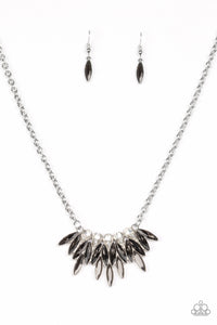 Crown Couture - Silver - Necklace
