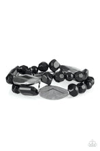 Load image into Gallery viewer, Rockin Rock Candy - Black - Bracelet
