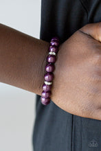 Load image into Gallery viewer, Exquisitely Elite - Purple Paparazzi Bracelet
