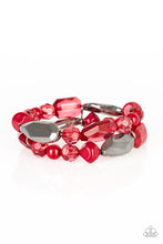 Load image into Gallery viewer, Rockin Rock Candy - Red Bracelet
