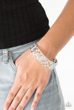 Load image into Gallery viewer, Yours and VINE - White Paparazzi Bracelet - #1749
