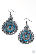 Load image into Gallery viewer, Carnival Courtesan - Blue - Paparazzi Earrings
