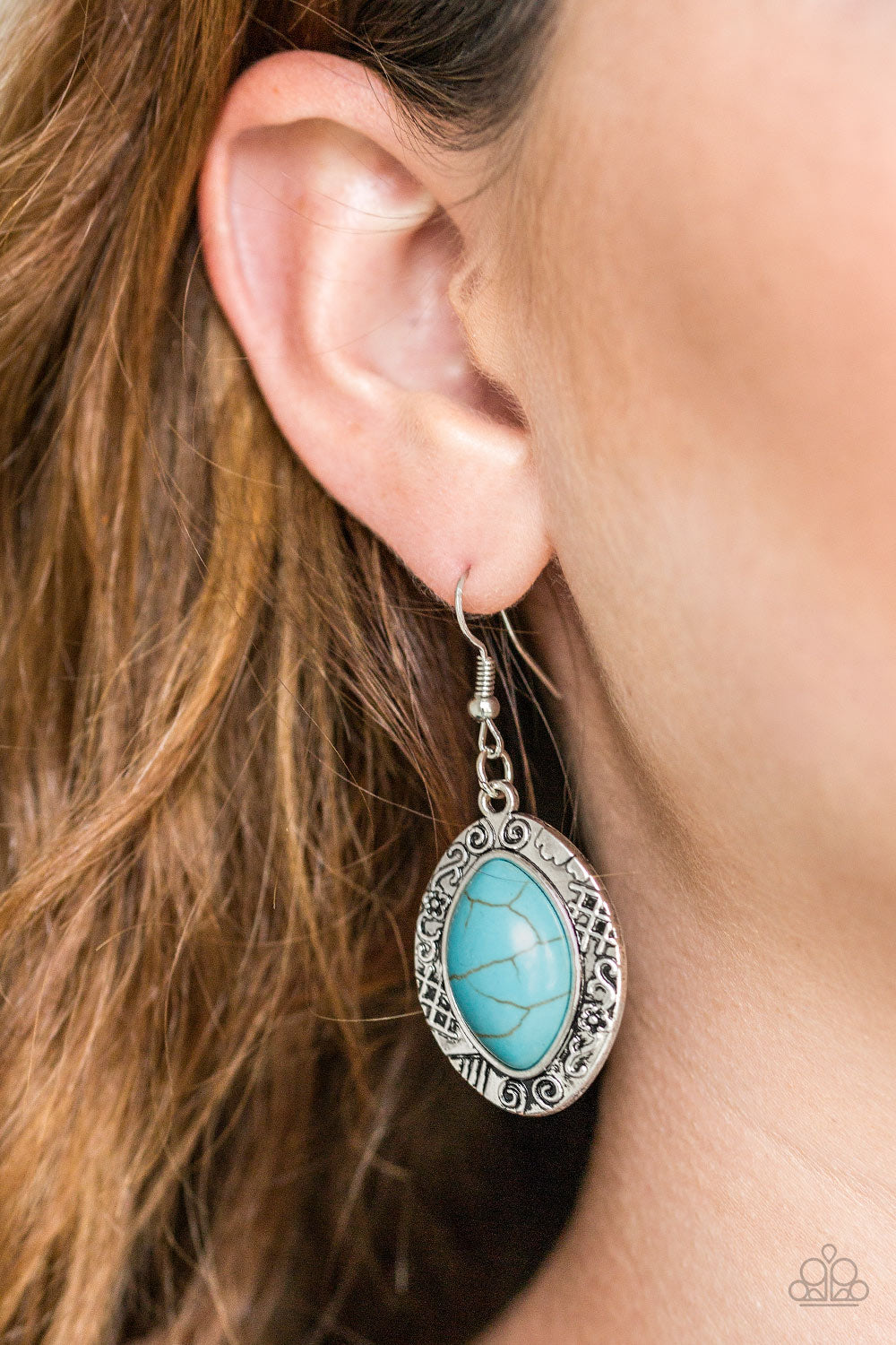 Aztec Horizons - Blue - Earrings