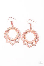 Load image into Gallery viewer, Modest Mandalas - Copper - Earrings

