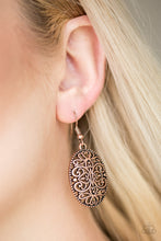 Load image into Gallery viewer, Wistfully Whimsical - Copper - Earrings
