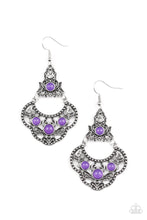 Load image into Gallery viewer, Garden State Glow - Purple - Earrings

