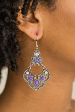 Load image into Gallery viewer, Garden State Glow - Purple - Earrings
