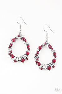 Crushing Couture - Red - Earrings