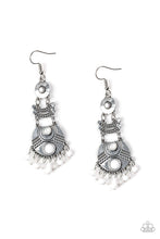 Load image into Gallery viewer, Tropic Tribe - White Paparazzi  Earrings
