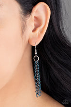 Load image into Gallery viewer, Colorful Calamity - Blue Paparazzi  Necklace
