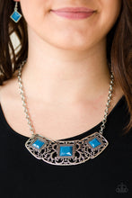Load image into Gallery viewer, Feeling Inde-PENDANT - Blue Paparazzi Necklace
