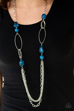 Load image into Gallery viewer, Pleasant Promenade - Blue Paparazzi  Necklace
