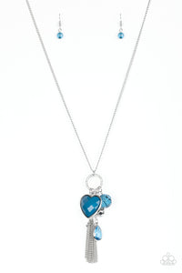 Haute Heartbreaker - Blue - Necklace