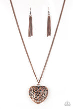 Load image into Gallery viewer, Victorian Virtue - Copper - Necklace
