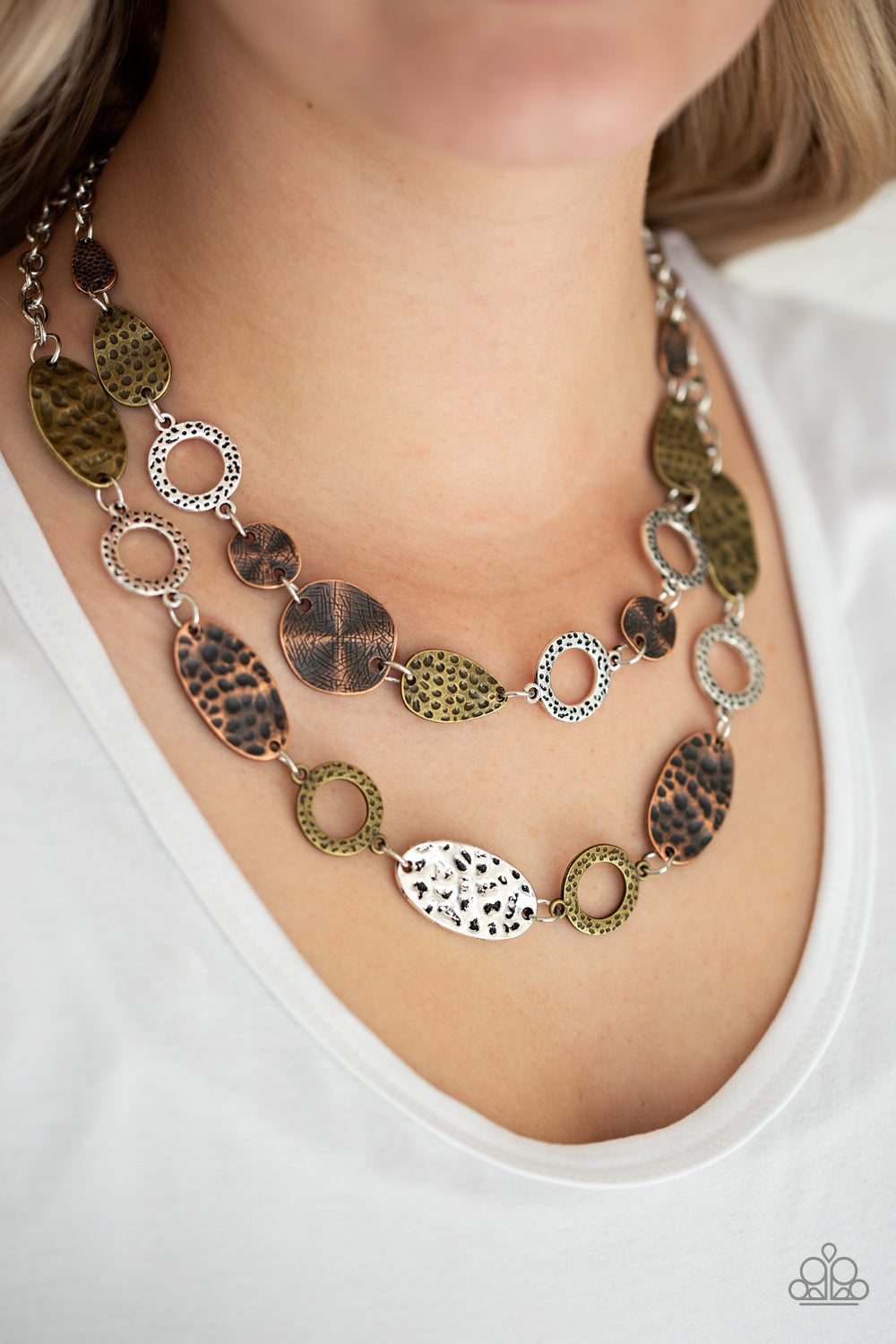 Trippin On Texture - Multi - Necklace