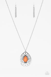 Summer Sunbeam - Orange - Necklace