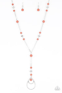 Sandstone Savannahs - Orange Paparazzi Necklace - #2080