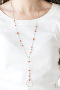 Sandstone Savannahs - Orange Paparazzi Necklace - #2080