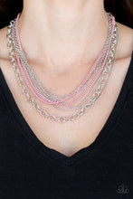 Load image into Gallery viewer, Intensely Industrial - Pink Paparazzi Necklace
