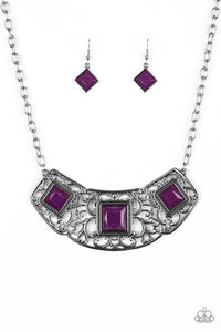 Feeling Inde-PENDANT - Purple - Necklace