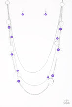 Load image into Gallery viewer, Beachside Babe - Purple - Necklace
