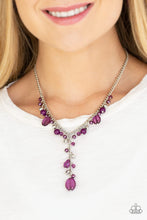 Load image into Gallery viewer, Crystal Couture - Purple Paparazzi Necklace
