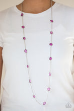 Load image into Gallery viewer, Glassy Glamorous - Purple Paparazzi Necklace
