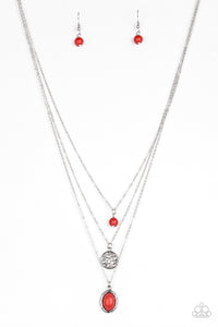 Southern Roots - Red - Necklace