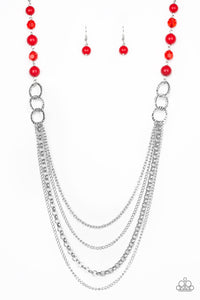 Vividly Vivid - Red - Necklace