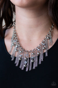 Ever Rebellious - Silver Paparazzi Necklace