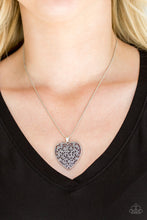 Load image into Gallery viewer, Look Into Your Heart - Silver Paparazzi Necklace
