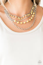 Load image into Gallery viewer, Ground Forces - Yellow Paparazzi Necklace

