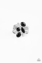 Load image into Gallery viewer, Metro Mingle - Black Paparazzi Ring
