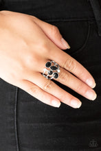 Load image into Gallery viewer, Metro Mingle - Black Paparazzi Ring
