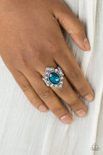 Load image into Gallery viewer, Power Behind The Throne - Blue Paparazzi Ring
