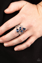 Load image into Gallery viewer, Metro Mingle -Paparazzi  Blue Ring
